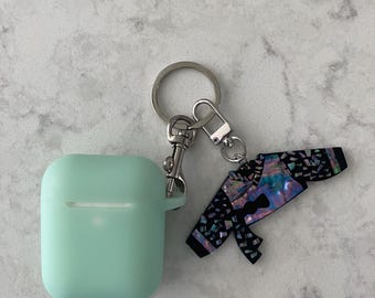 Korean Hanbok Keychain Bag Charm Handmade Mother of Pearl Jeogori