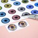 12mm Pullip Printable Eye Chips PDF Natural Eyes Part 1 Theme | Etsy