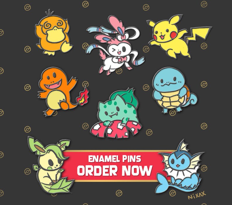 pika-metal pin