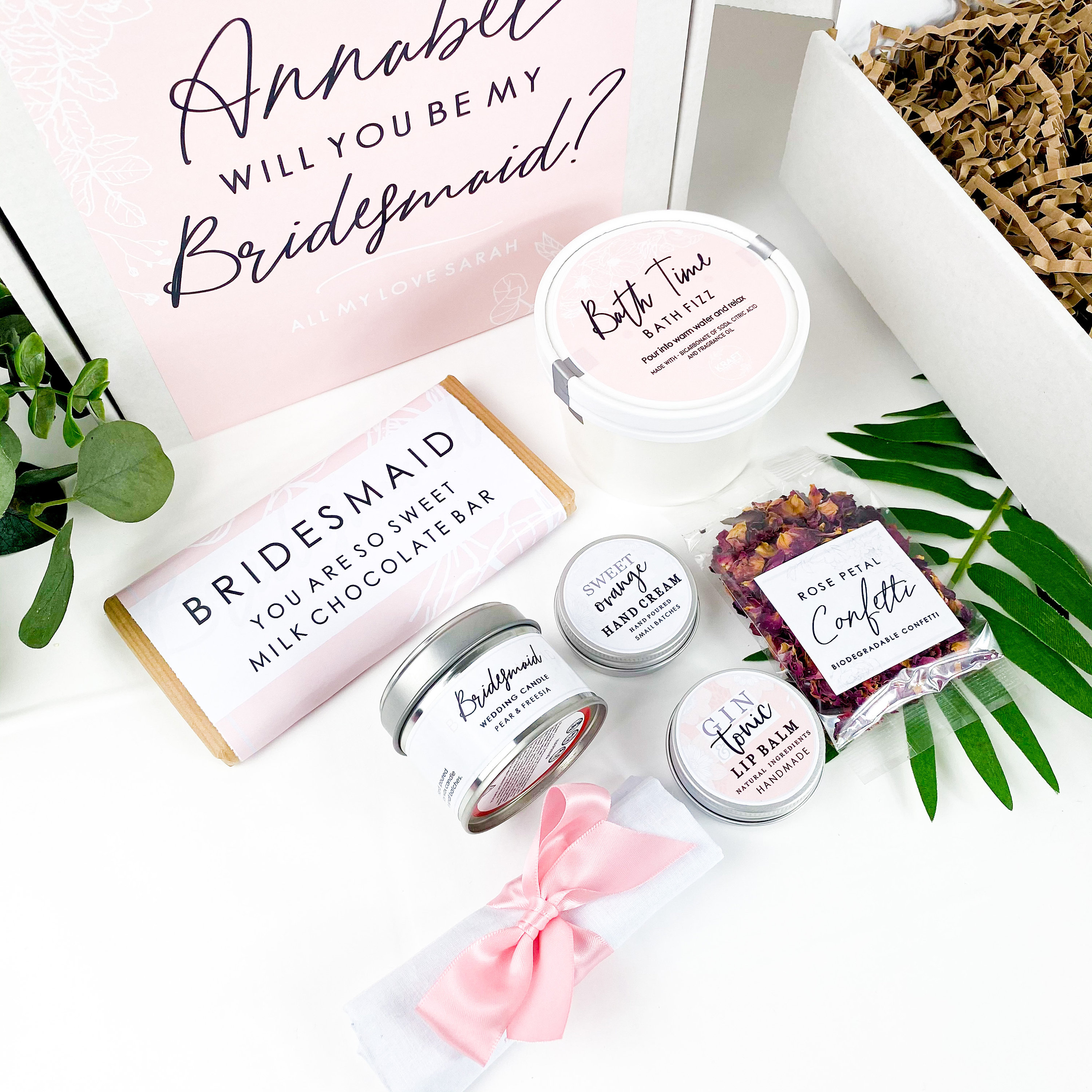 Will you be my Bridesmaid gift box set. Pre filled bridesmaid Etsy