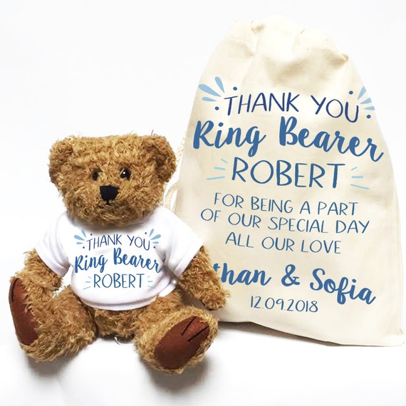 ring bearer teddy bear