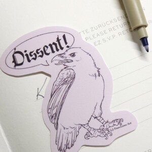 DISSEN! Rabe Sticker