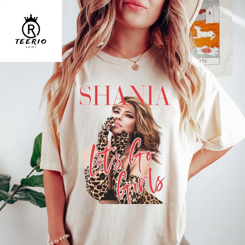 Discover Shania Let's Go Girls Tee, Shania Twain Tee Vintage Shirt, Music shir