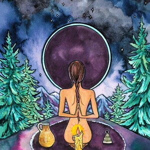 Peace With the Past, 5x7 altar print