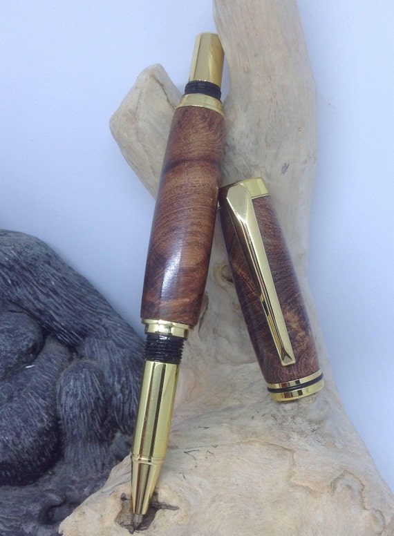 Mesquite Roller Ball Tycoon Style with Gold and Black Trim  (#904)
