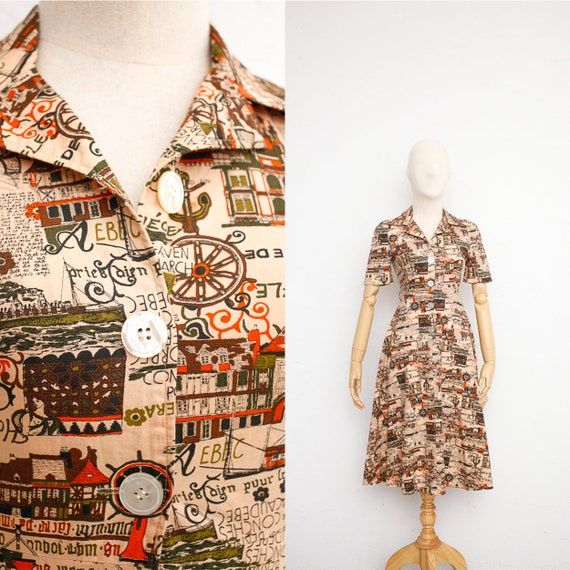 Vintage Dress | 70s Japanese Vintage Dress | Cotto