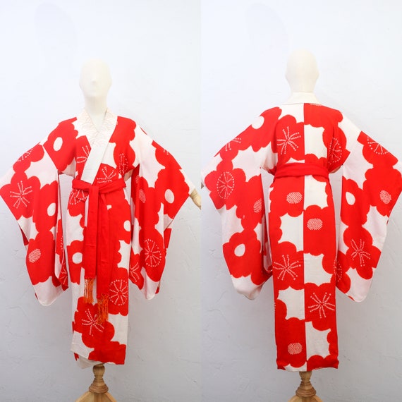 Antique Japanese Kimono | 20s 30s Traditional Silk