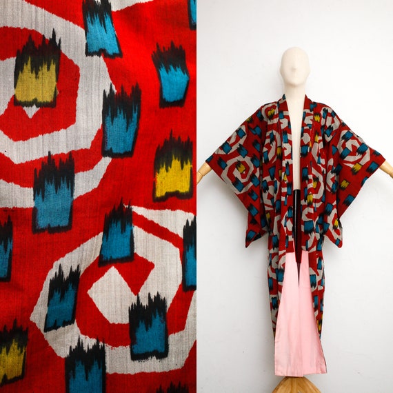 Vintage Kimono | Vintage Japanese Kimono | 30s Sil