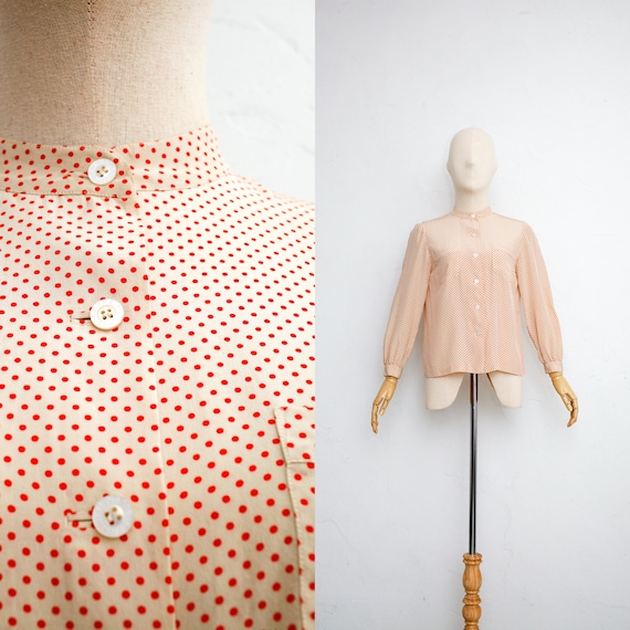 80s Vintage Pierre Balmain Silk Blouse | Minimalis