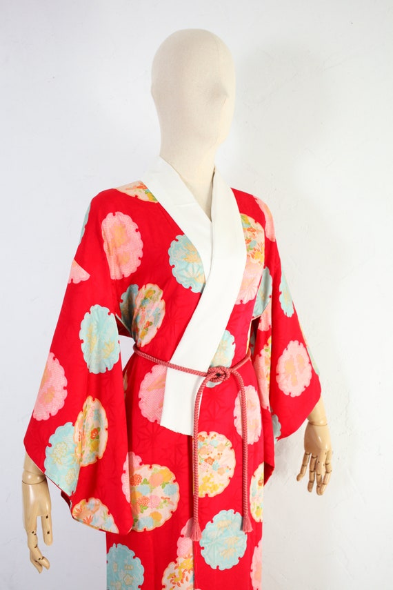Antique Japanese Kimono | 20s 30s Traditional Sil… - image 7