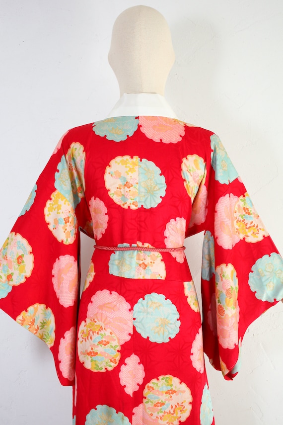 Antique Japanese Kimono | 20s 30s Traditional Sil… - image 9