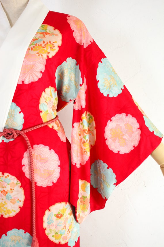 Antique Japanese Kimono | 20s 30s Traditional Sil… - image 3