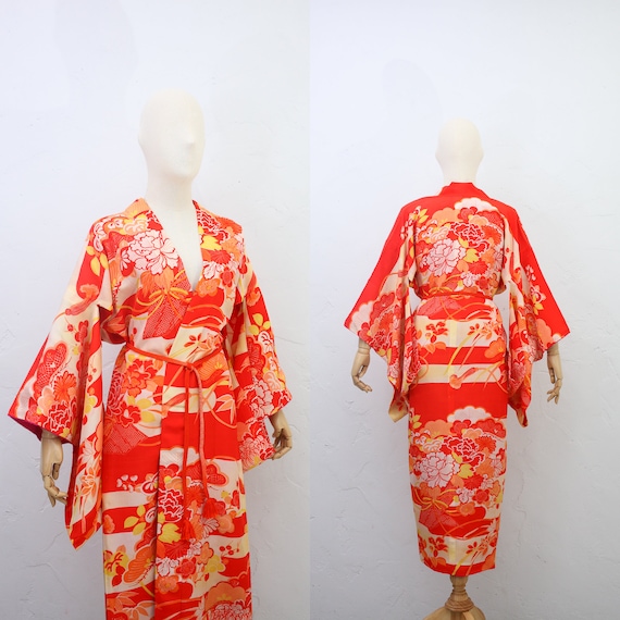 Antique Japanese Kimono | 20s 30s Traditional Silk