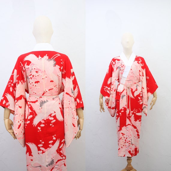 Antique Japanese Kimono | 20s 30s Traditional Silk