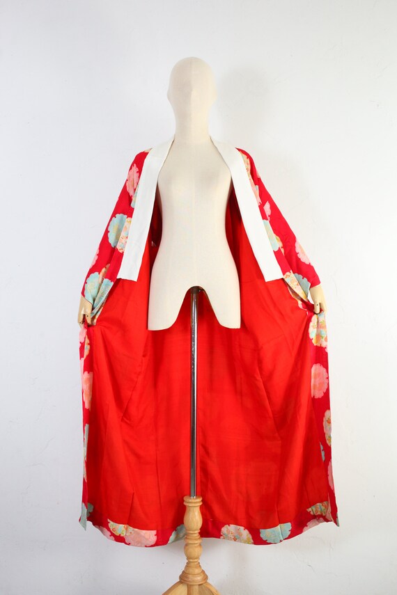 Antique Japanese Kimono | 20s 30s Traditional Sil… - image 10