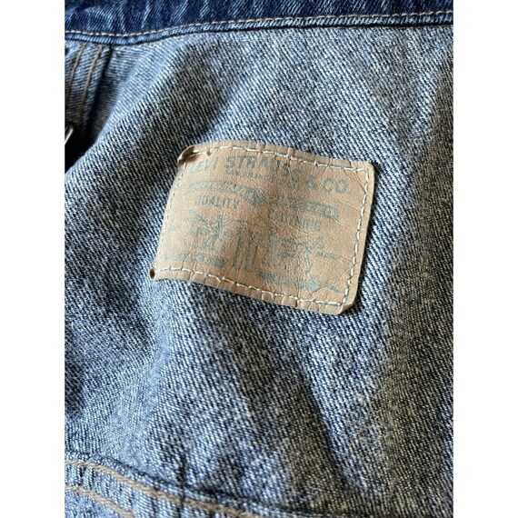 Vintage Levi Strauss & Co. Vintage Denim Jean Tru… - image 9