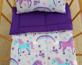unicorn crib bedding etsy