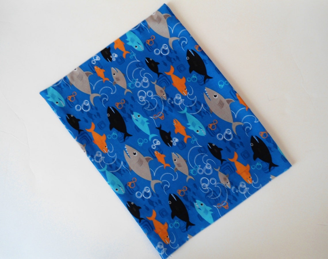 Sharks Pillowcase Camp Pillow Pillowcase Travel Pillowcase Etsy