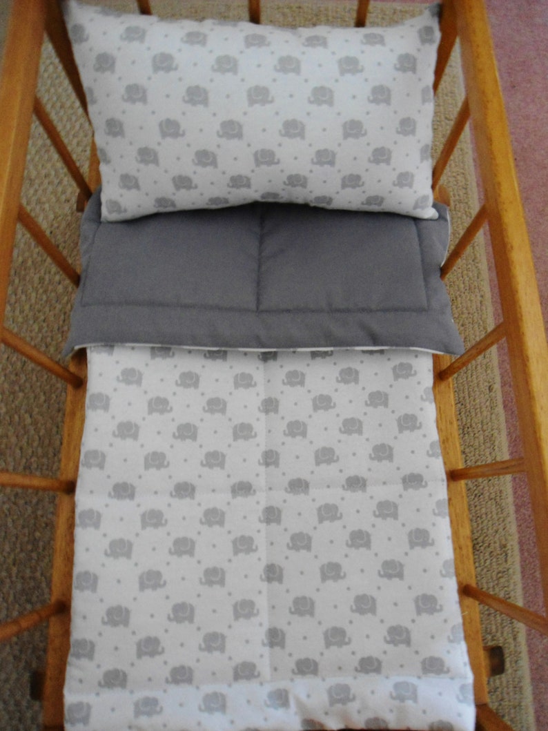 doll blanket and pillow set