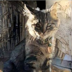ACEO ATC Rootbeer Tabby Cat Art Card animal art - idée de cadeau pour les amoureux des animaux - art joyeux pour votre maison