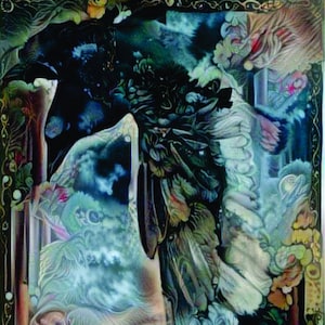 ATC ACEO Raven On The Wing Art Card arte animal - idea de regalo para los amantes de los animales - arte alegre para su hogar