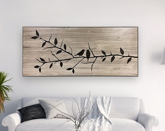 Love Birds Art | Etsy