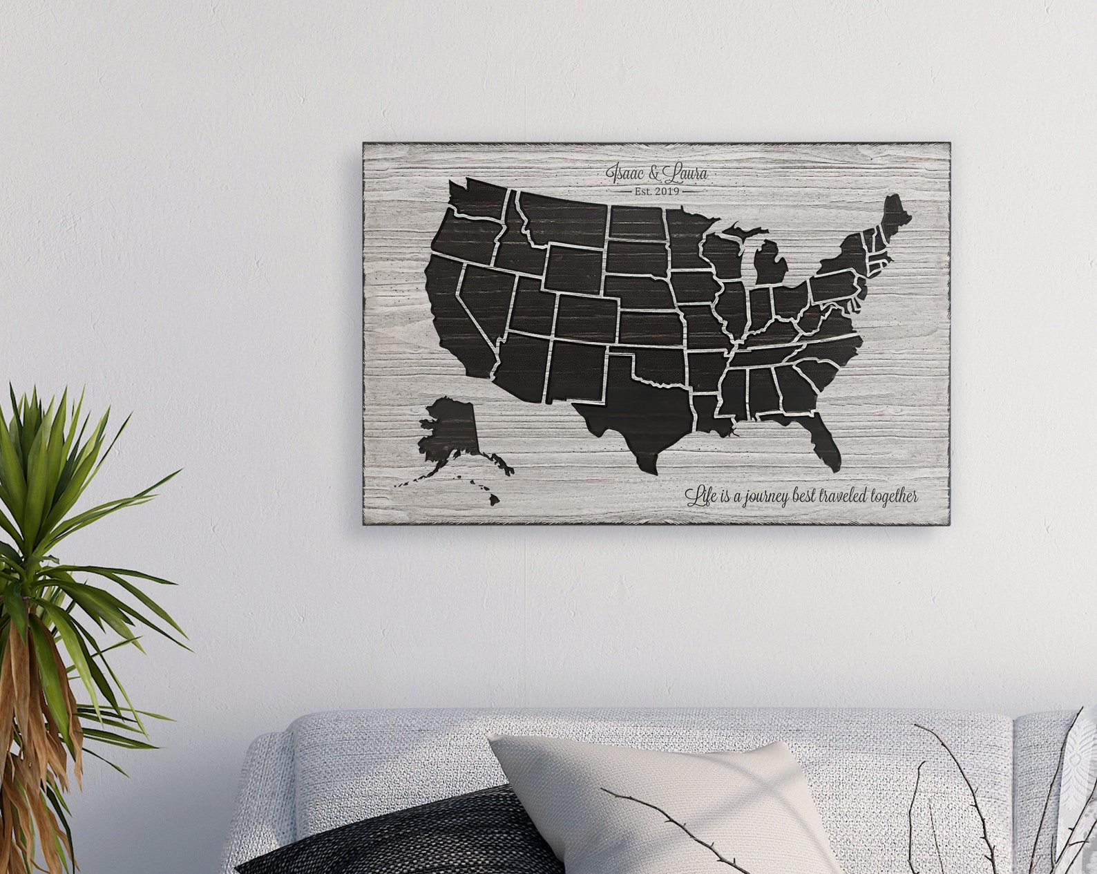 US Map Home Wall Decor United States - Il 1588xN.2592694300 7l39
