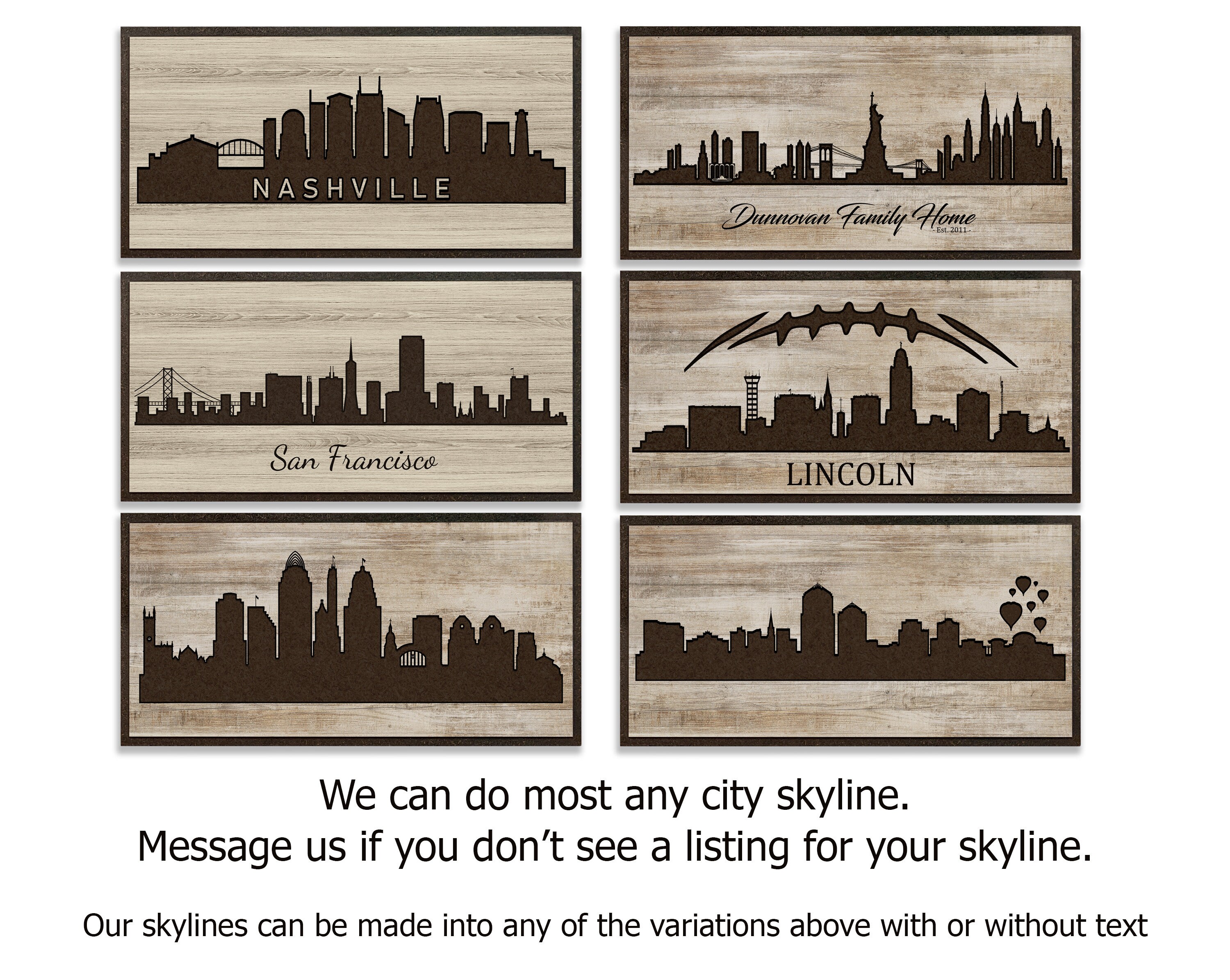 Wandbild San Diego Skyline – 5-teiliges Leinwand-Set, 150x80 Cm – Fertig Zum Aufhängen