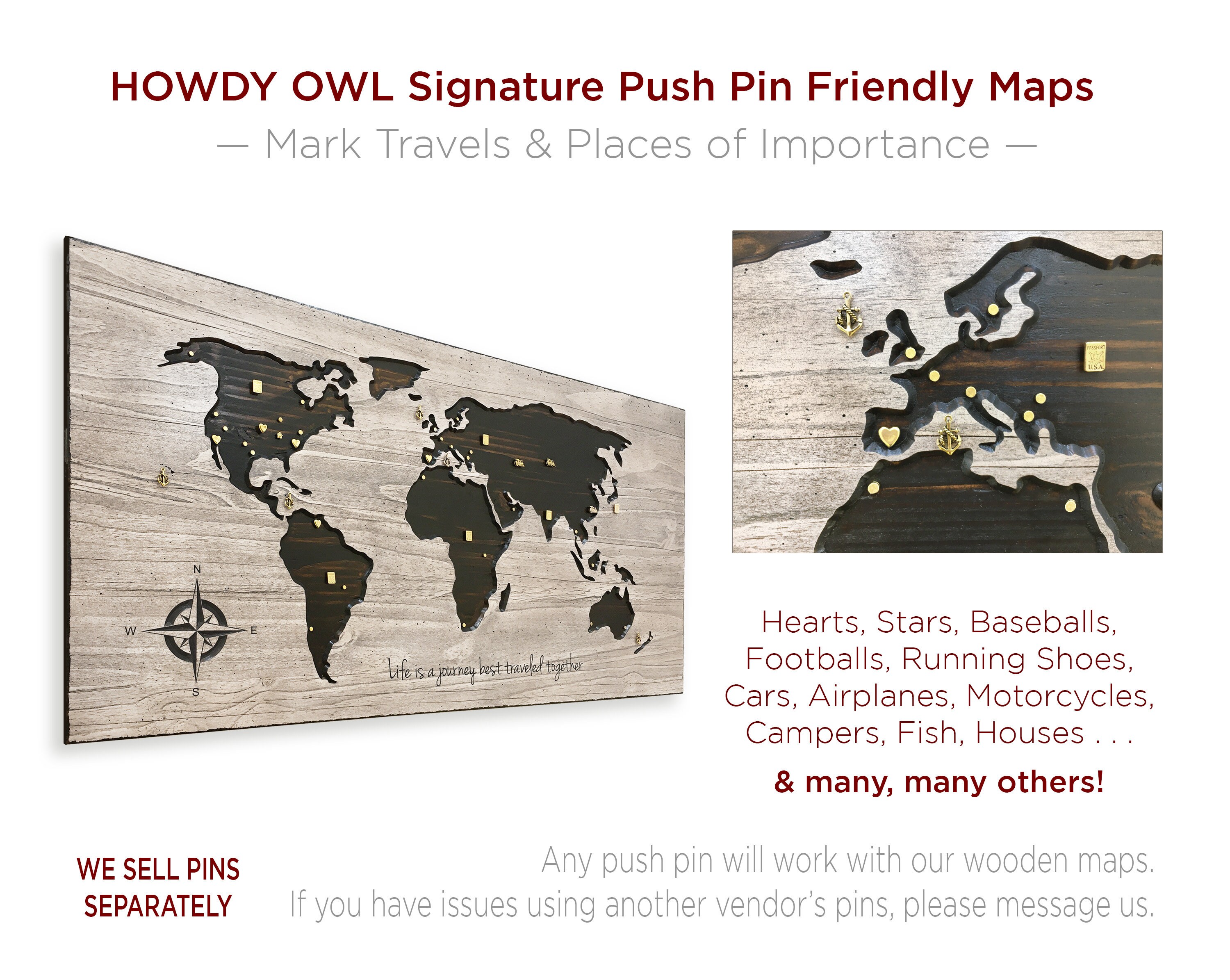 Custom Home Wall Decor Wood Wall Art Wooden Map Religious Etsy