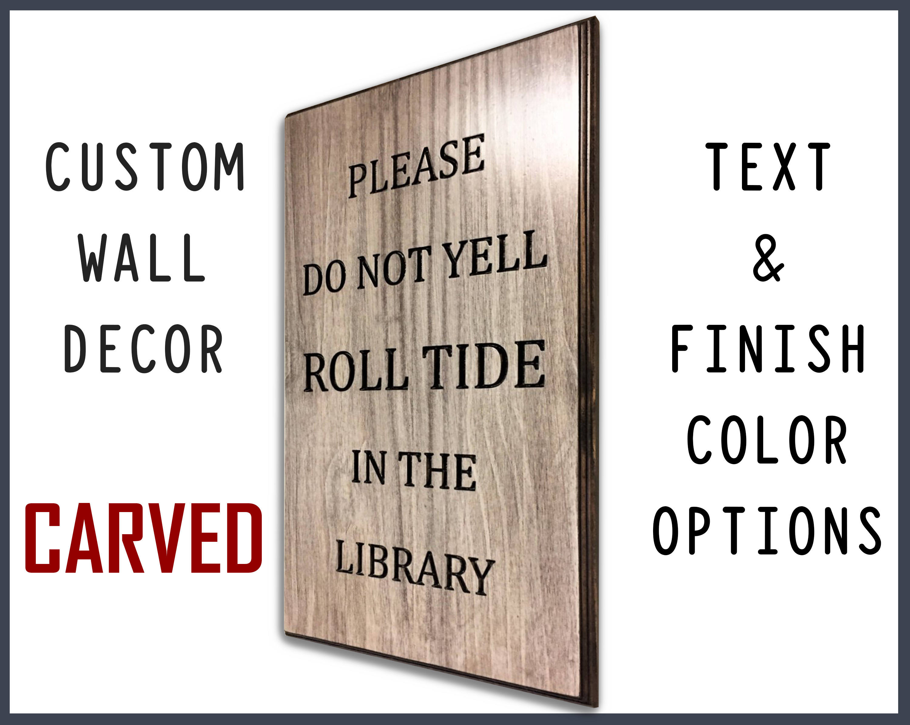 Custom Quote Sign Inspiration Decor Wooden Wall Decor | Etsy