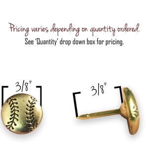 Baseball Push Pin, Gold Baseball Pins for Map, MLB Stadium Tour, Mark ...