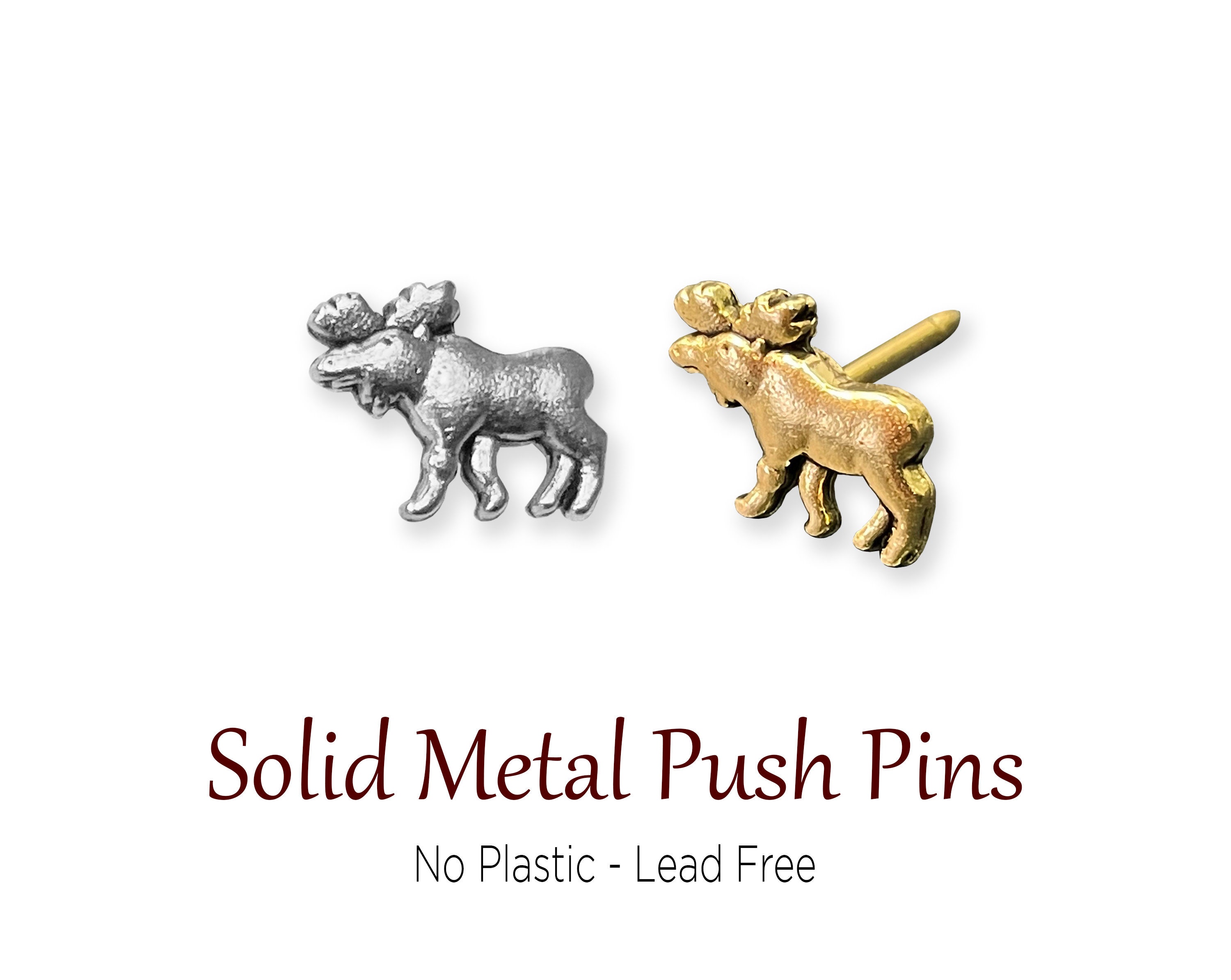 Round Map Pins 15 Colors Available Set of 50 Round Push Pins 