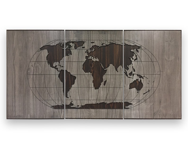 Grid Map Globe Artwork Latitude Longitude Lines Large | Etsy