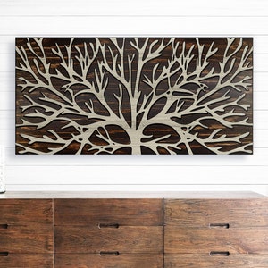 Abstract Tree Wall Art, Branch Wall Decor, Nature, Wood Wall Art, Wall Decor for House, Unique Gift Idea