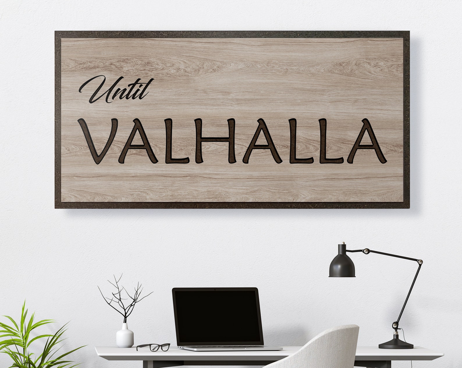 Until Valhalla Viking Quote Pagan Remembrance Memorial - Etsy