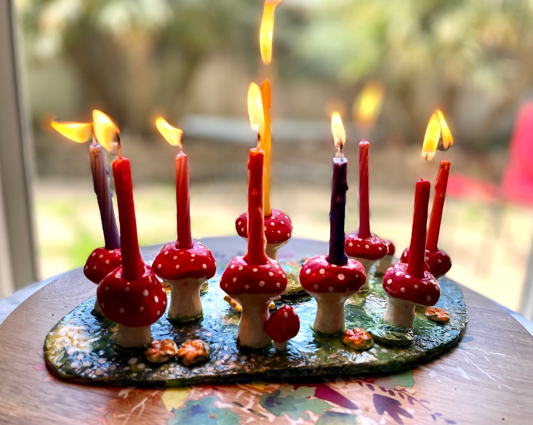 Beautiful Fairytale Menorah Jewish Gifts Judaica Chanukah Jewish Art