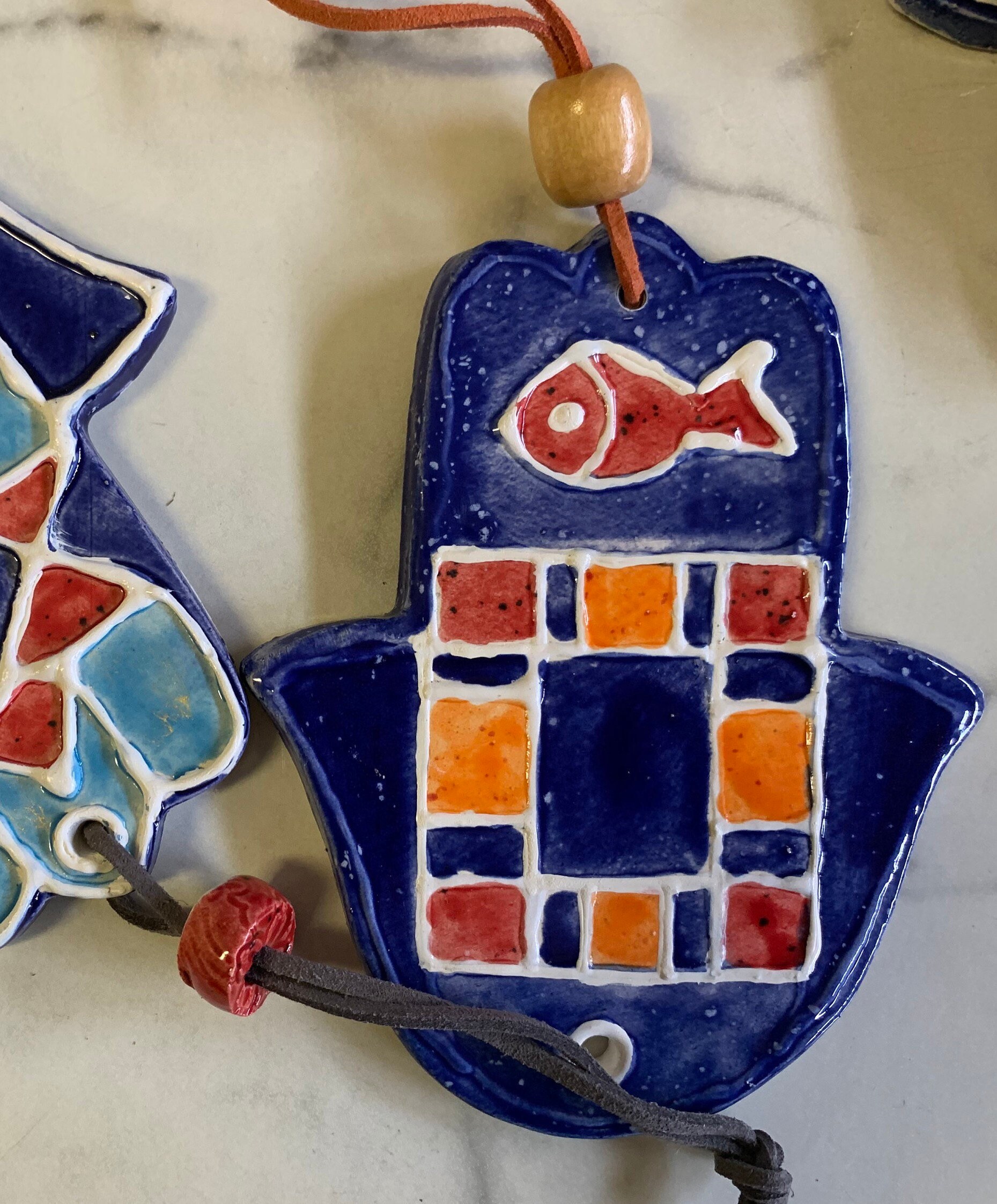 Hamsa - Cabalá Colgante De Pared Para Colgar En La Pared, Color Negro (uno