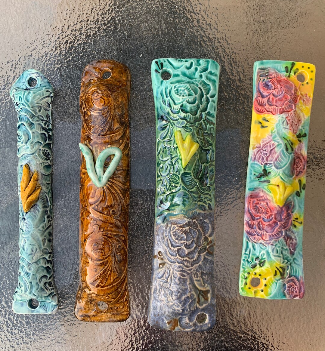 Ceramic Mezuzah Case Artistic Mezuzah Cover Mezuzah Case Jewish