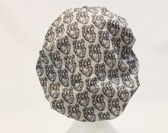 Anatomical Hearts Bouffant Surgical Dental Scrub Cap Chemo Hat