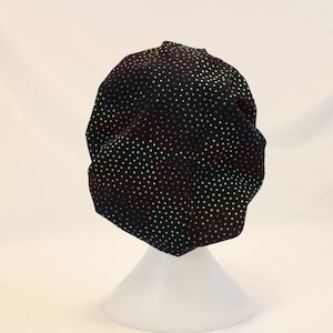 Rainbow Stars Bouffant Surgical Dental Scrub Cap Chemo Hat