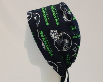 Seattle Bird Team Surgical Scrub Cap Dentist Vet Chemo Hat