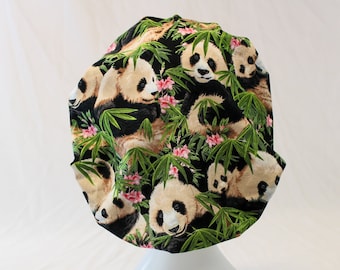 Panda Bouffant Surgical Dental Scrub Cap Chemo Hat