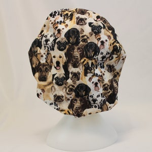 Dogs Bouffant Surgical Dental Scrub Cap Chemo Hat