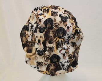 Dogs Bouffant Surgical Dental Scrub Cap Chemo Hat