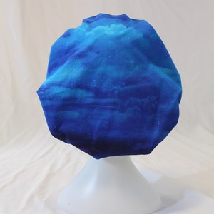 Night Sky Bouffant Surgical Dental Scrub Cap Chemo Hat