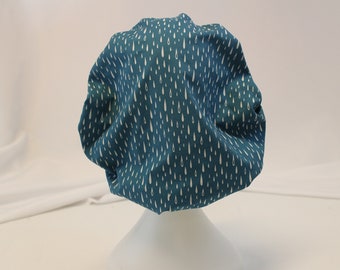 Rain Drops Bouffant Surgical Dental Scrub Cap Chemo Hat