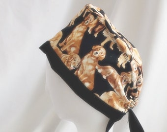 Golden Retriever Dogs Surgical Scrub Cap Dental Chemo Hat