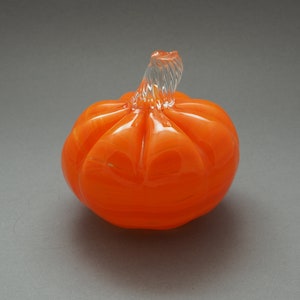Hand Blown Glass Pumpkin