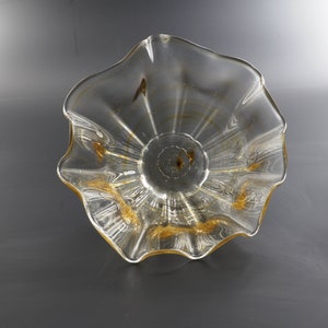 Hand Blown Footed Bowl