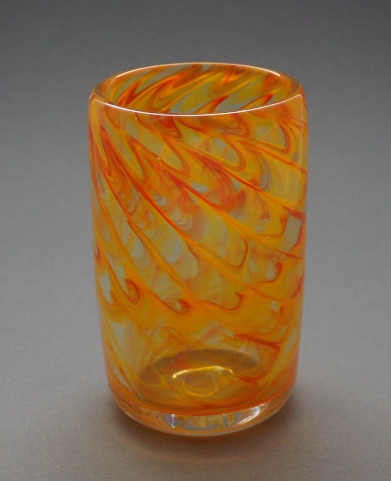 Hand Blown Fire Glass Etsy